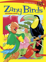 Spark Zany Birds Coloring Book