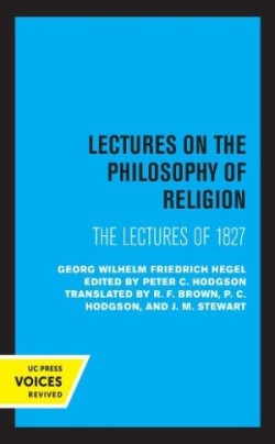 Lectures on the Philosophy of Religion