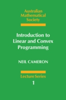 Introduction to Linear and Convex Programming