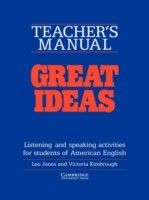 Great Ideas Teacher's manual Listening and Speaking Activities for Students of American English