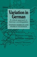 Variation in German A Critical Approach to German Sociolinguistics