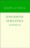 Linguistic Semantics: an Introduction