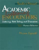 Academic Encounters: Human Behaviour Listening Teacher´s Manual