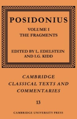 Posidonius: Volume 1, The Fragments