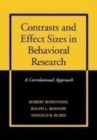 Contrasts and Effect Sizes in Behavioral Research