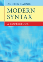 Modern Syntax A Coursebook