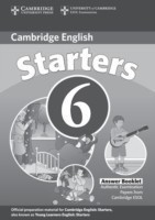 Cambridge Young Learners English Tests 6 Starters Answer Booklet Examination Papers from University of Cambridge ESOL Examinations