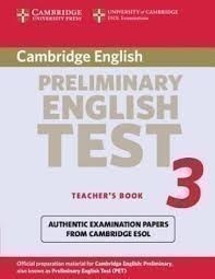 Cambridge Preliminary English Test 3 Teacher´s Book