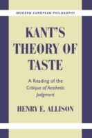 Kant's Theory of Taste