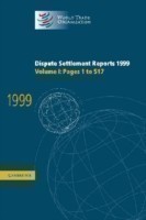 Dispute Settlement Reports 1999: Volume 1, Pages 1-517