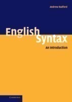 English Syntax An Introduction