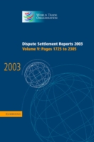 Dispute Settlement Reports 2003