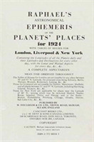 Raphael's Astronomical Ephemeris