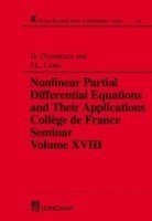 Nonlinear Partial Differential Equations and Their Applications