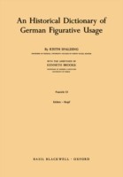 Historical Dictionary of German Figurative Usage, Fascicle 32
