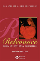 Relevance Communication and Cognition, 2nd Ed.