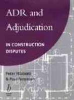 ADR and Adjudication in Construction Disputes