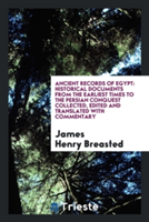 Ancient Records of Egypt