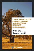 Lamb and Hazlitt