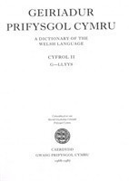 Geiriadur Prifysgol Cymru: v. 2, Parts 22-36