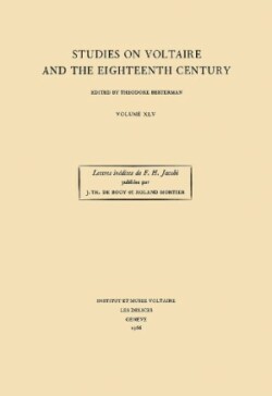 Les Années de formation de F. H. Jacobi