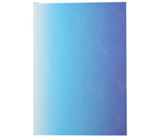 Christian Lacroix Neon Blue A6 6" X 4.25" Ombre Paseo Notebook
