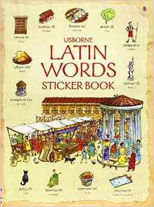 Latin Words Sticker Book