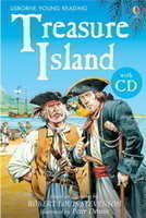 Usborne Young Reading Level 2: Treasure Island + Audio CD Pack