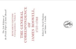 General Correspondence of James Boswell, 1757–1763