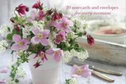 Card Box of 20 Notecards and Envelopes: Clematis