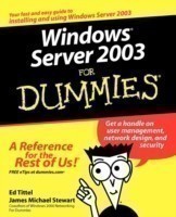 Windows Server 2003 For Dummies