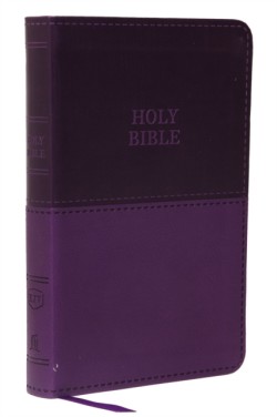 KJV Holy Bible: Value Compact Thinline, Purple Leathersoft, Red Letter, Comfort Print: King James Version