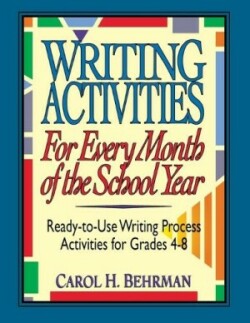 Writing Activities for Every Month of the School Year