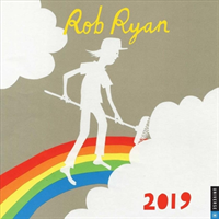 Rob Ryan 2019 Square Wall Calendar