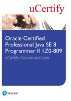 Oracle Certified Professional Java SE 8 Programmer II 1Z0-809 uCertify Course and Labs Student Access Card