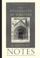 Notes to the University of Toronto