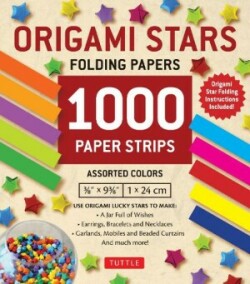 Origami Stars Papers 1,000 Paper Strips in Assorted Colors