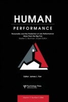 Personality and the Prediction of Job Performance