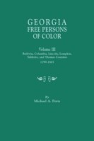 Georgia Free Persons of Color, Volume III