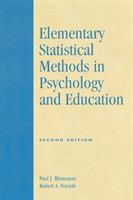 Elementary Statistical Methods in Psychology and Education