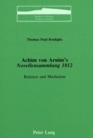 Achim Von Arnim's Novellensammlung 1812