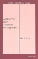 History of New Testament Lexicography