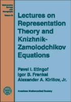 Lectures on Representation Theory and Knizhnik-Zamoldochikov