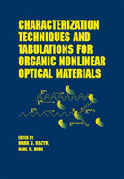 Characterization Techniques and Tabulations for Organic Nonlinear Optical Materials