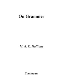 On Grammar Volume 1