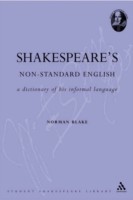 Shakespeare's Non-Standard English