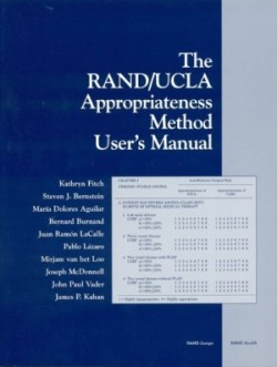 Rand/Ucla Appropriateness Method User's Manual