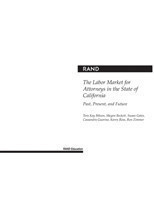 Labor Market for Attorneys in the State of California