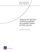 Analyzing the Operation of Performance-Based Accountability Systems for Public Services