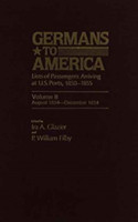 Germans to America, Aug. 4, 1854-Dec. 11, 1854